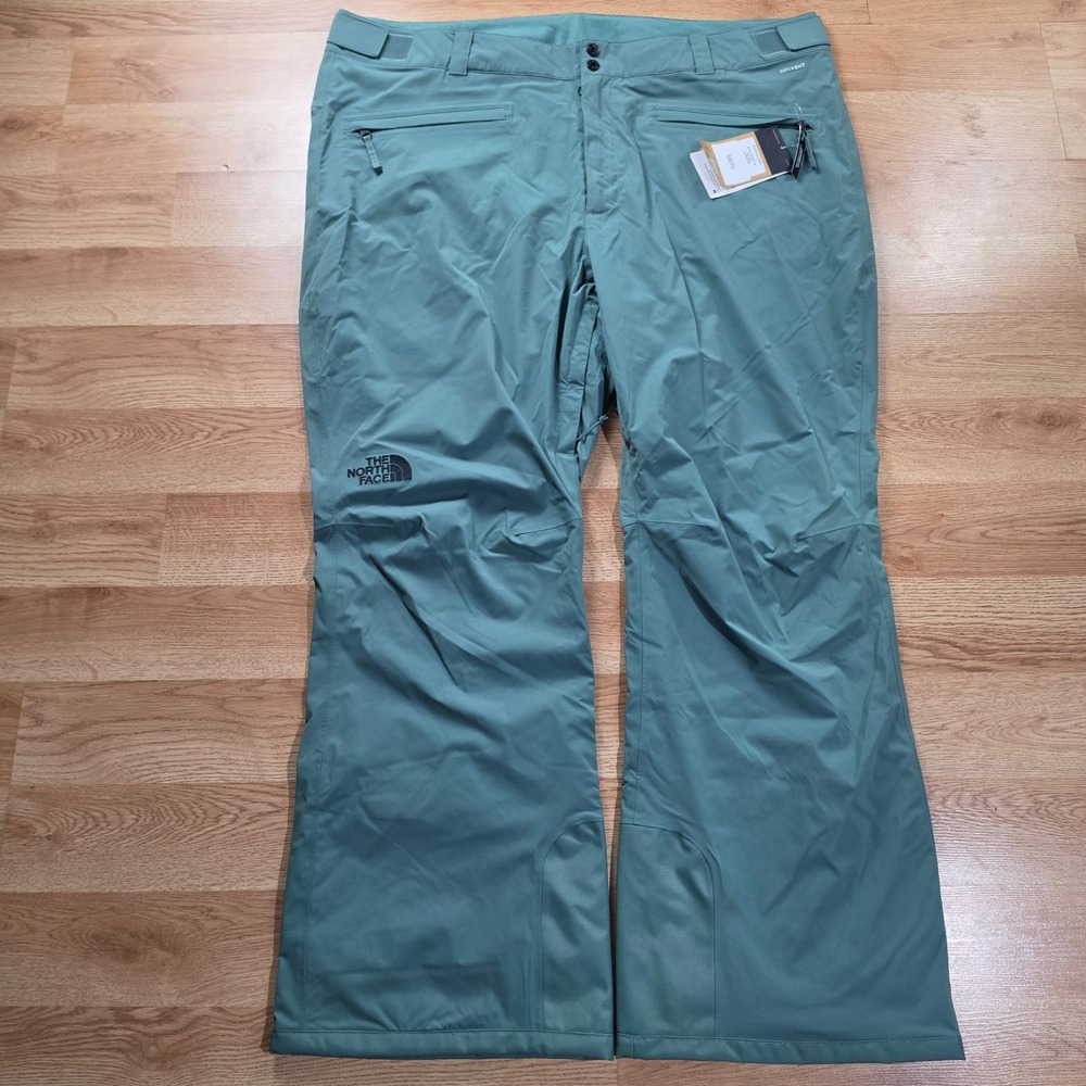 The North Face Freedom Snow Pants Womens 3X Dark Sage Ski Snowboard DryVent NEW